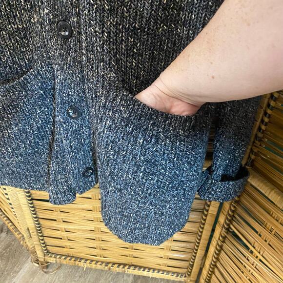 Club Monaco Dark Blue Knit Cardigan - Picture 7 of 9